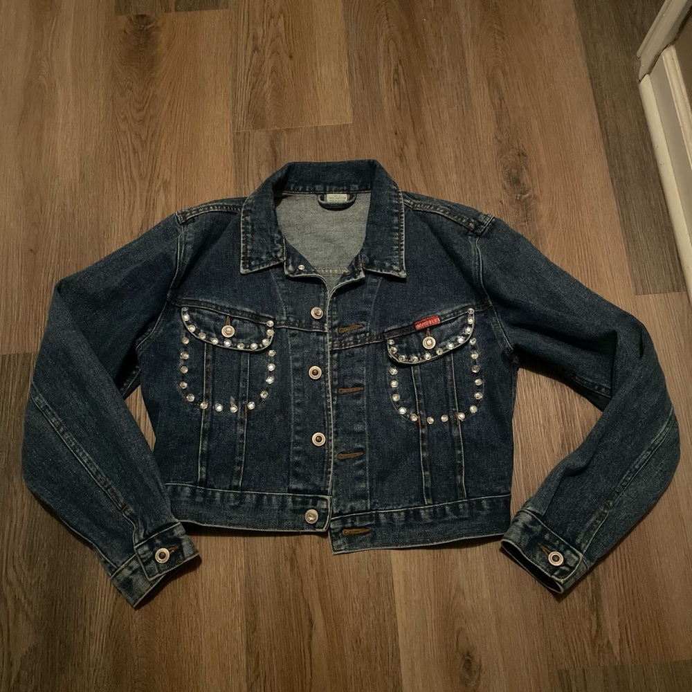 Invisible Jean jacket, size large - Picture 3 of 8